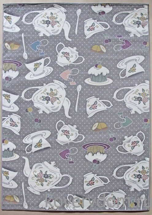 Детский ковер  ЧАЕПИТИЕ SOFIT C042 LIGHT GRAY 