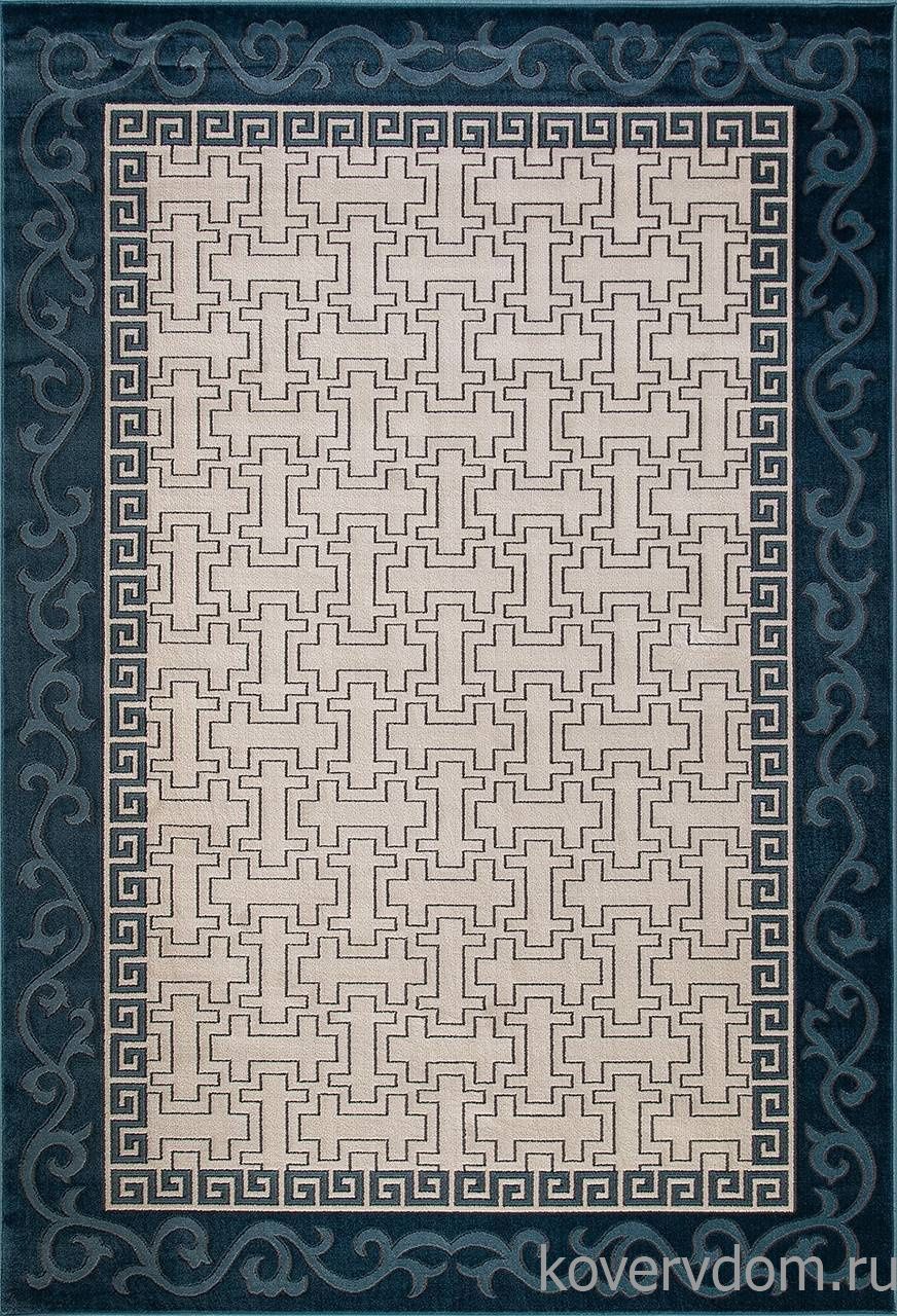 Ковер SERENITY D781 CREAM-BLUE Ковер SERENITY D781 CREAM-BLUE