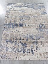 Ковер из Турции голубой SAMIRA-A O1121 730 BEIGE / BLUE