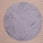 Ковер из искусственного меха Chic 1000A SILVER_5001 круг