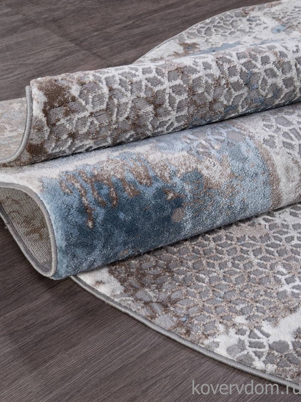 Ковер ARMINA 03857A BLUE / BLUE Овал Ковер ARMINA 03857A BLUE / BLUE Овал