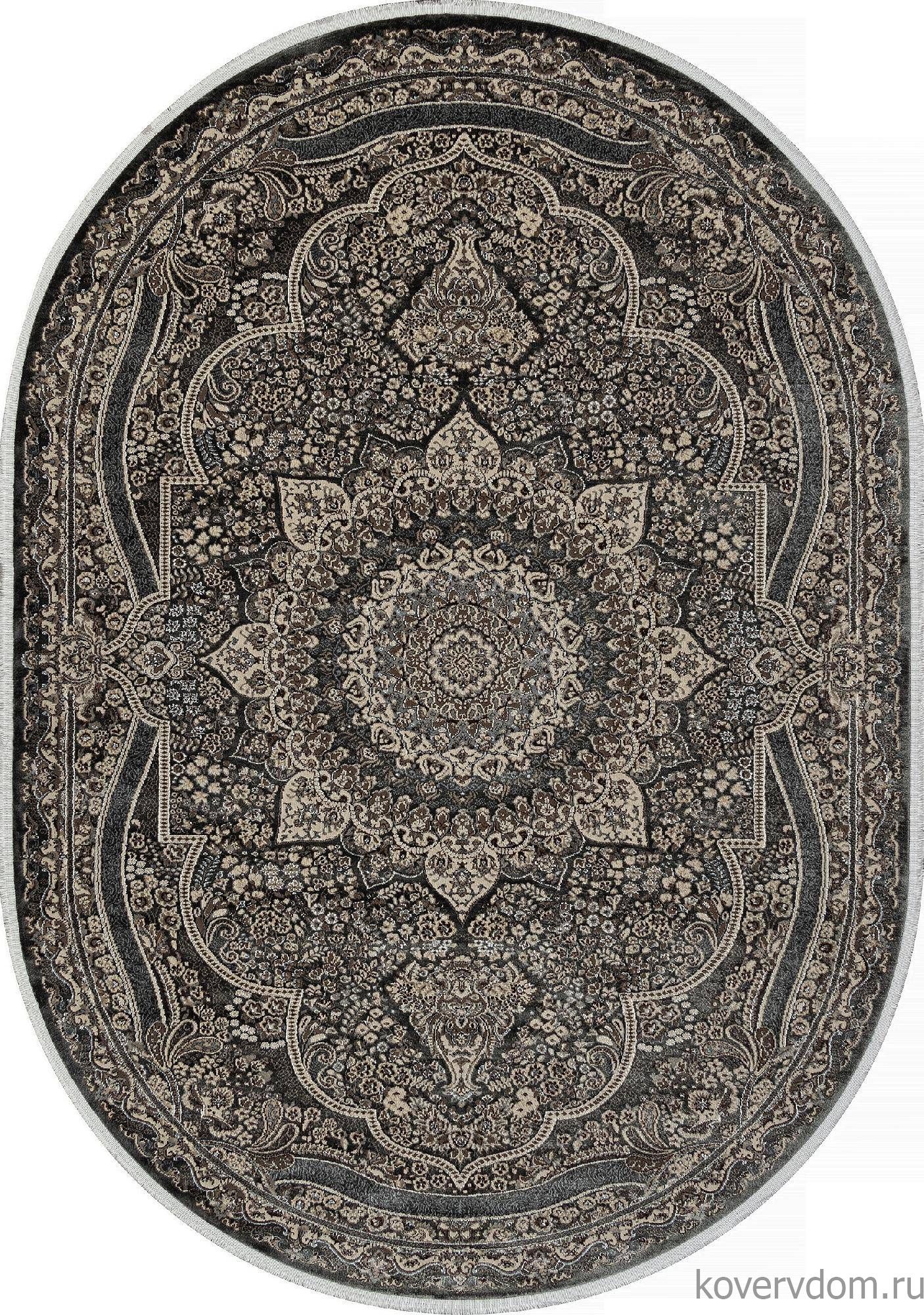 Ковер DOLCE D415 DARK GRAY Овал Ковер DOLCE D415 DARK GRAY Овал