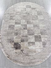 Ковер LUCCI P0411 L.GRAY / PLY A.GRI COKME Овал