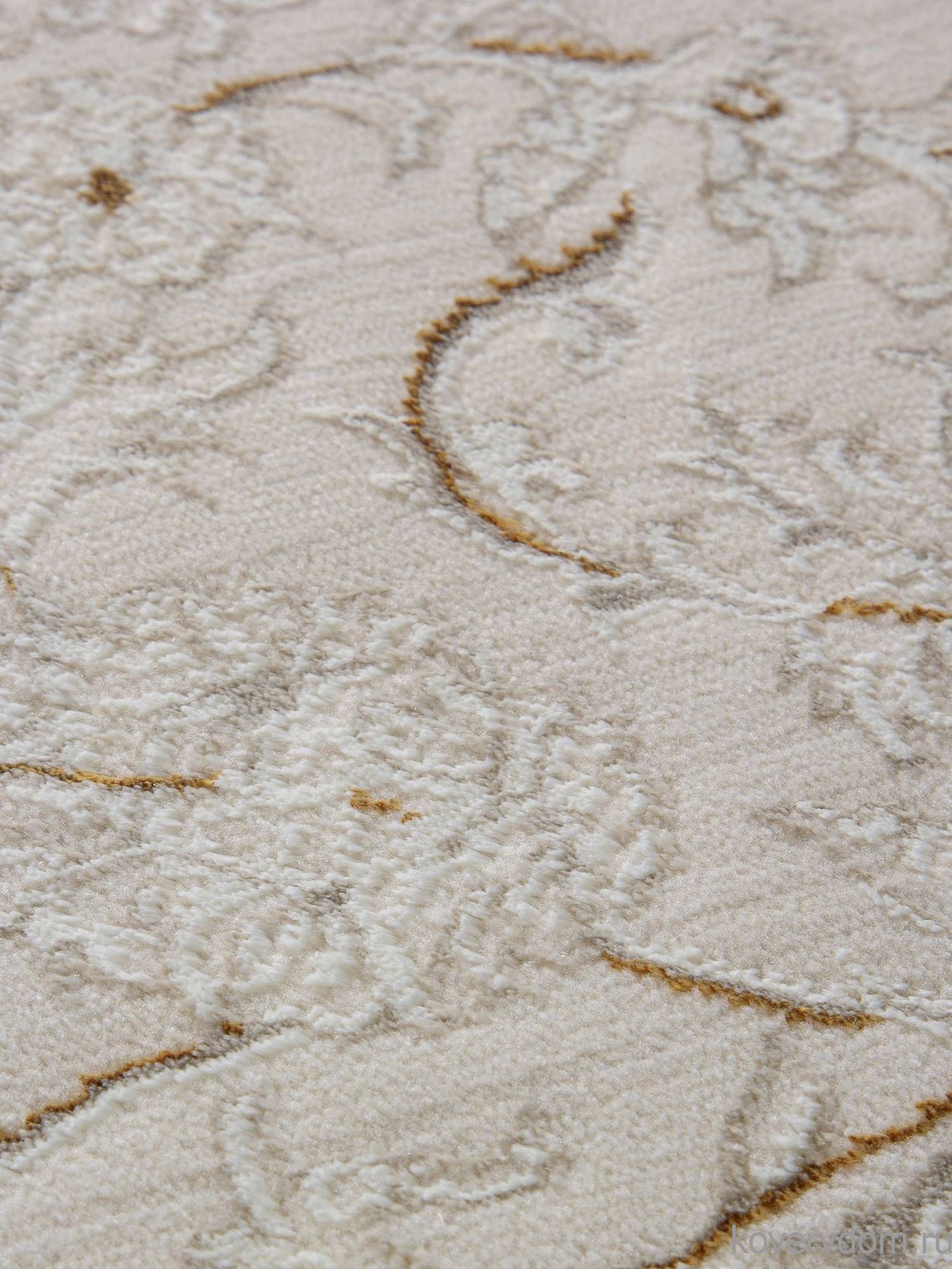 Ковер ZARINA M107A CREAM / CREAM Овал Ковер ZARINA M107A CREAM / CREAM Овал