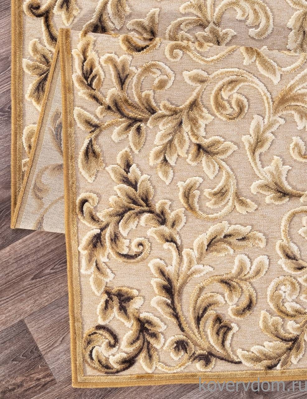 Ковер из вискозы ГЕНОВА 38496 626260 V Бежевый/ Коричневый Ковер из вискозы ГЕНОВА 38496 626260 V Бежевый/ Коричневый