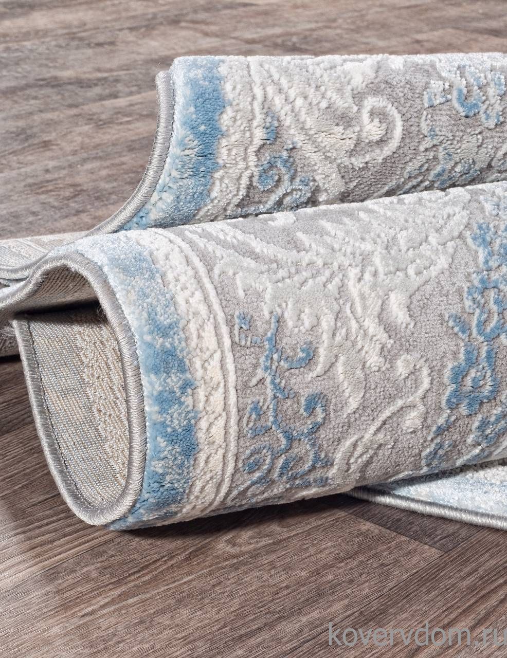 Ковер ARMINA 03880A BLUE / BLUE Овал