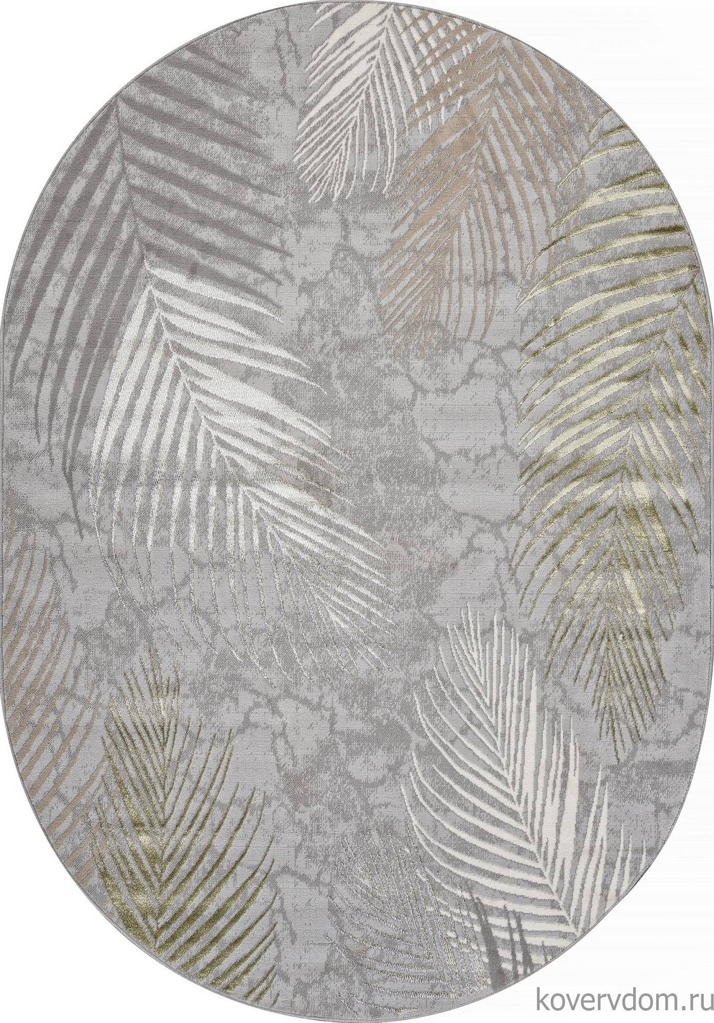 Ковер LIMAN F167 GRAY-GREEN Овал Ковер LIMAN F167 GRAY-GREEN Овал