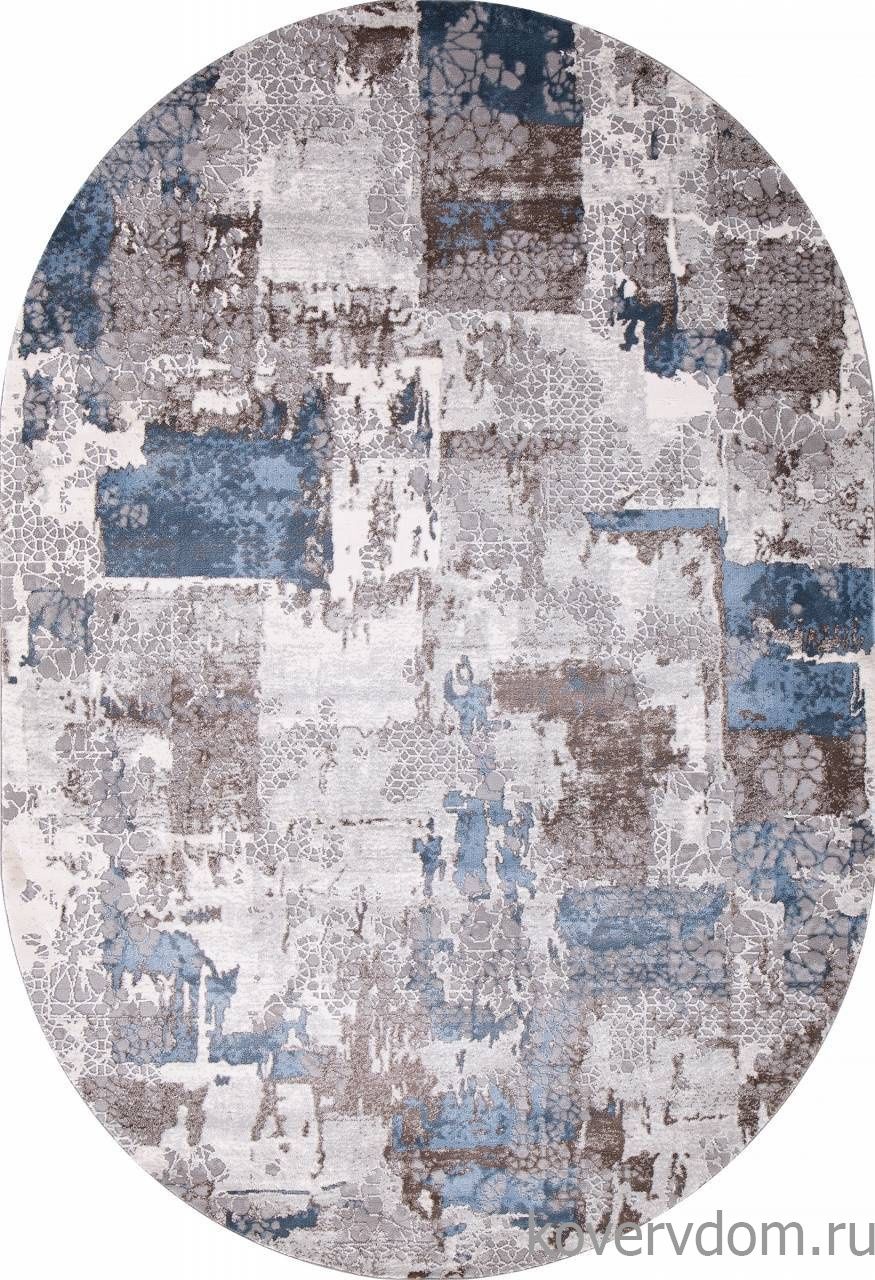 Ковер ARMINA 03857A BLUE / BLUE Овал Ковер ARMINA 03857A BLUE / BLUE Овал