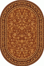 Овальный ковер обычный ворс DIGNUS Faress coppery ОВАЛ