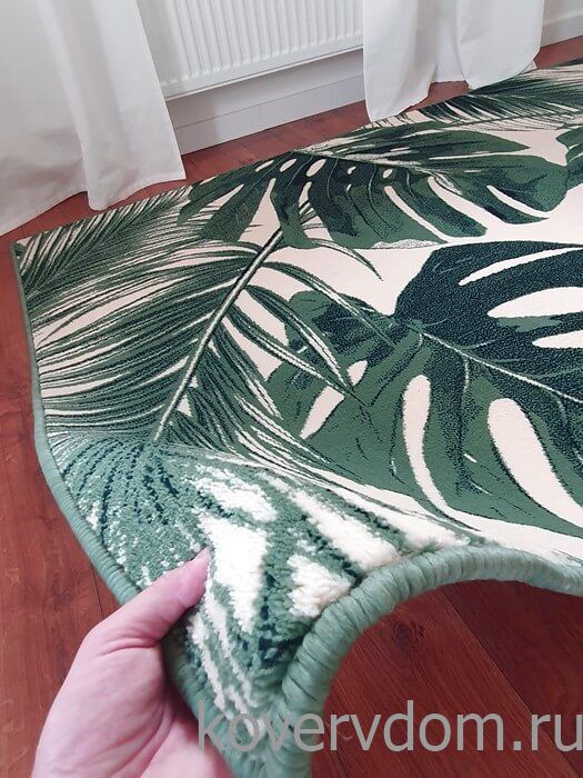 Ковер с цветами SCANDINAVIAN MONSTERA 9 Ковер с цветами SCANDINAVIAN MONSTERA 9
