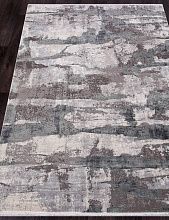 Винтажный ковер из вискозы OLIMPOS M412A CREAM / D.GRAY