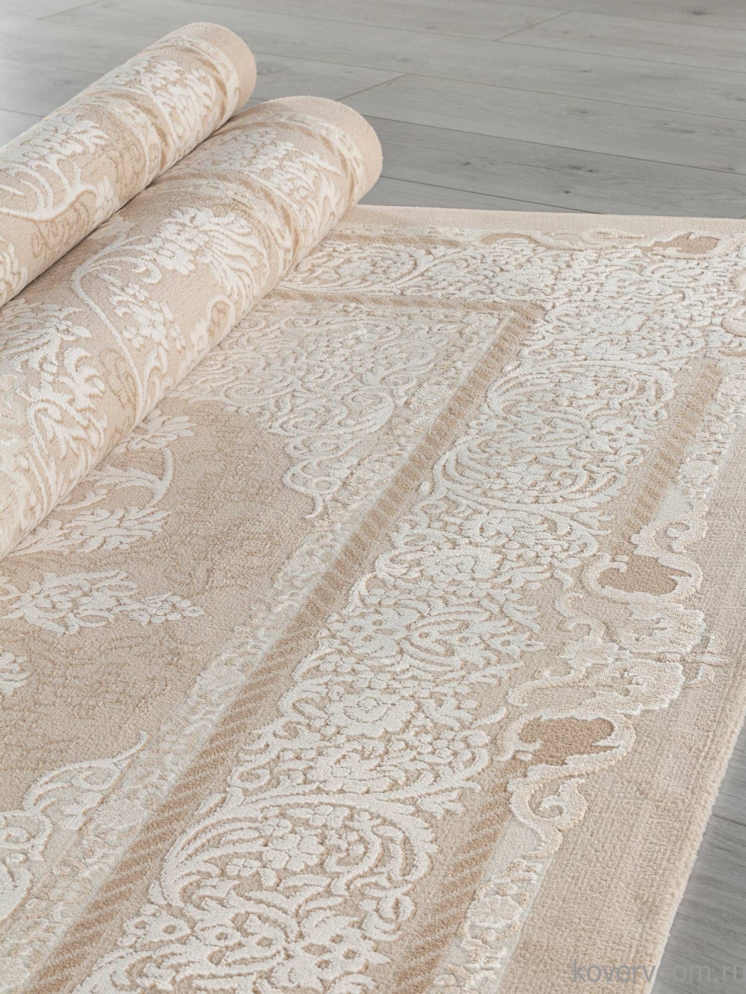 Ковер SIESTA M048A WHITE / LIGHT BEIGE