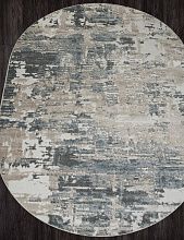 Овальный ковер из России NATUREL-A F231 BEIGE-BLUE Овал