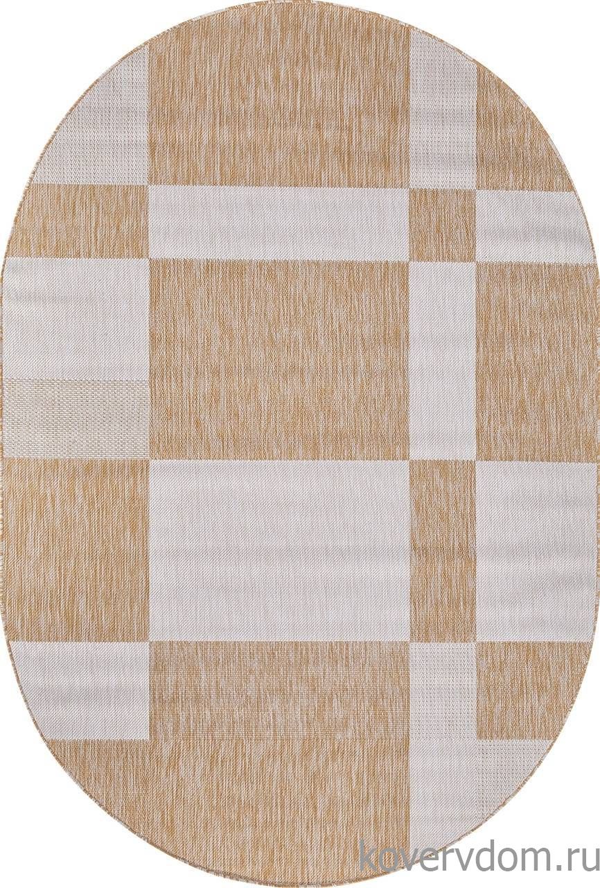 Ковер-циновка VEGAS S005 BEIGE Овал Ковер-циновка VEGAS S005 BEIGE Овал
