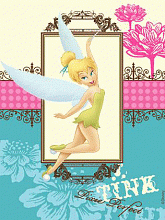 Ковер в детскую детский желтый TINKER BELL 992