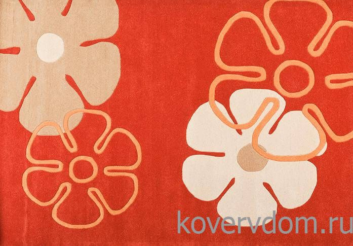 Ковер FLOWERS terra Ковер FLOWERS terra