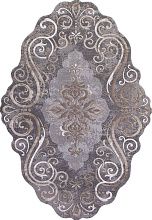 Ковер в гостиную коричневый SAFIR-A 00858C GREY / BROWN