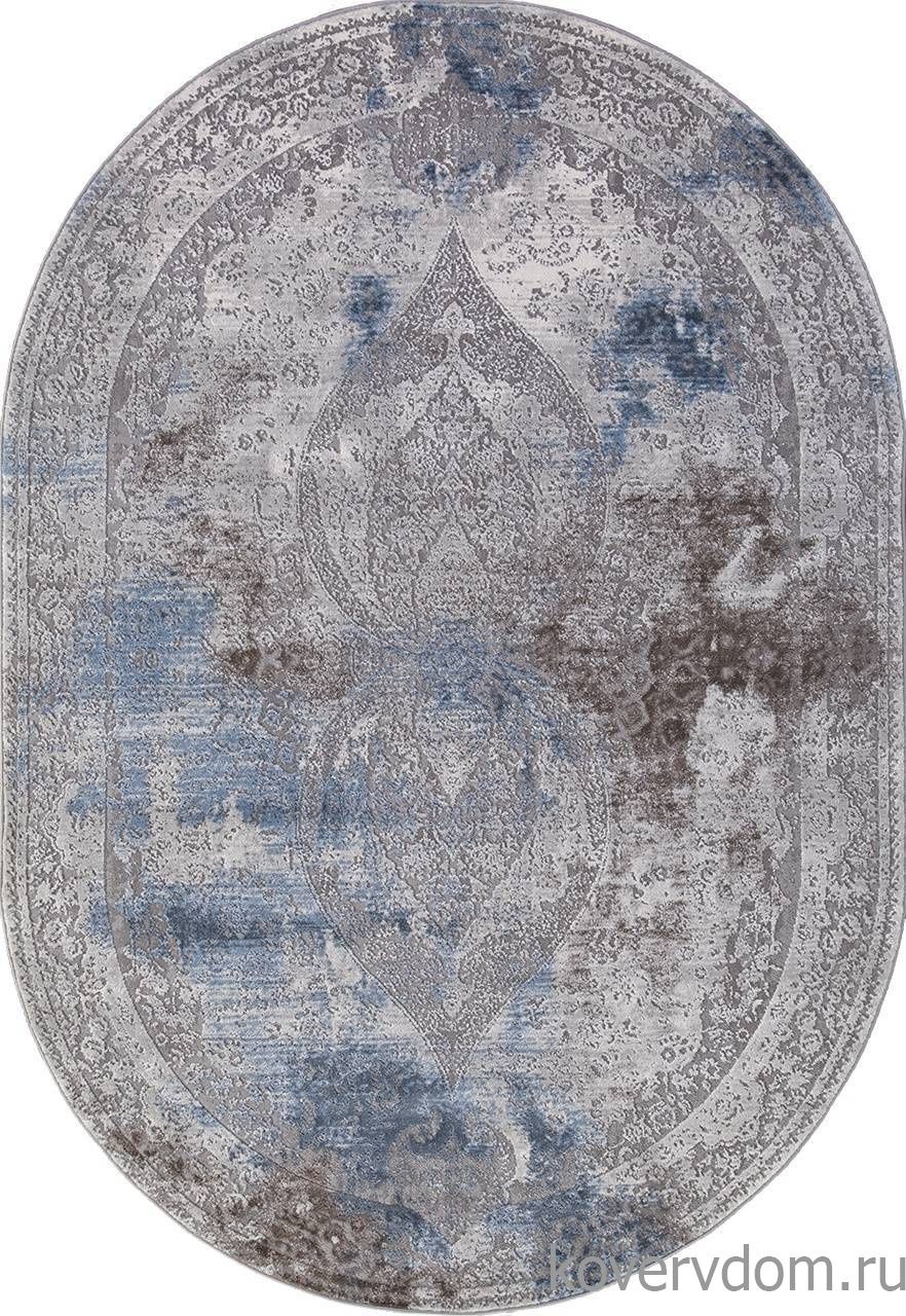 Ковер ARMINA 03879A BLUE / BLUE Овал Ковер ARMINA 03879A BLUE / BLUE Овал