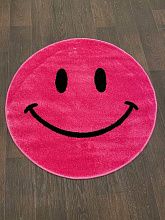 Пушистый ковер SMILE 2 NC19 PINK Круг