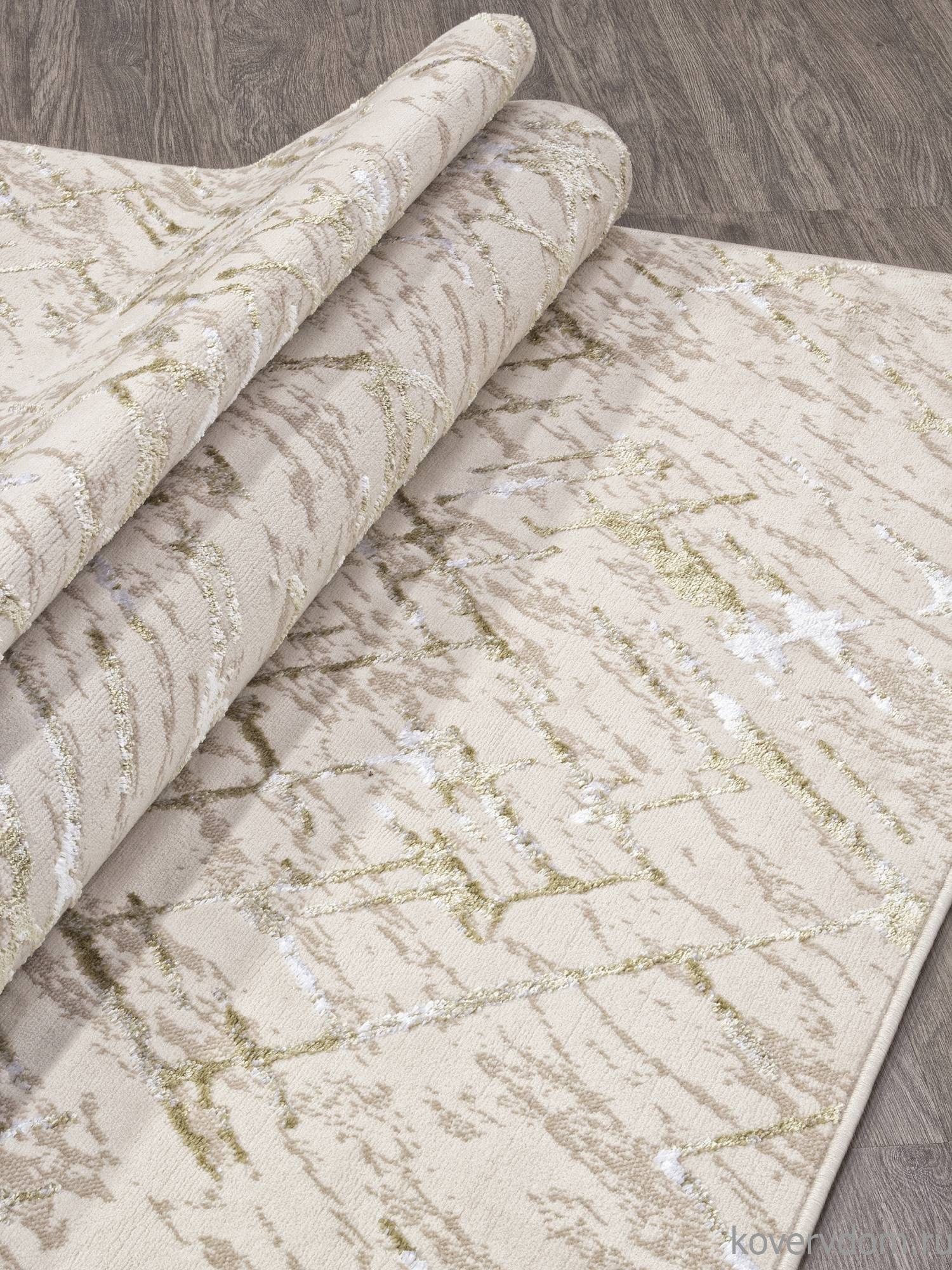 Ковер LIMAN F164 CREAM-GREEN Ковер LIMAN F164 CREAM-GREEN