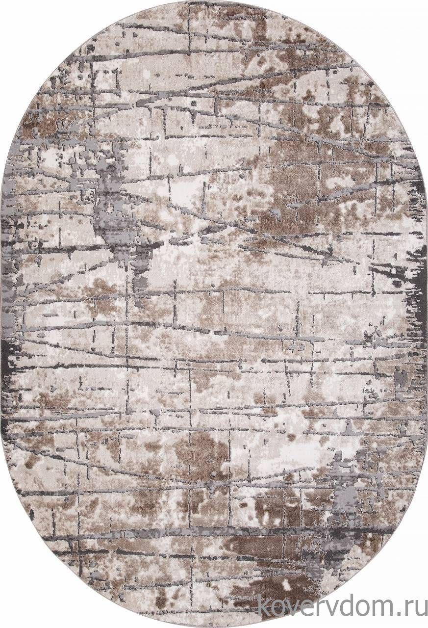 Ковер ARMINA 03802A GREY / BROWN Овал Ковер ARMINA 03802A GREY / BROWN Овал