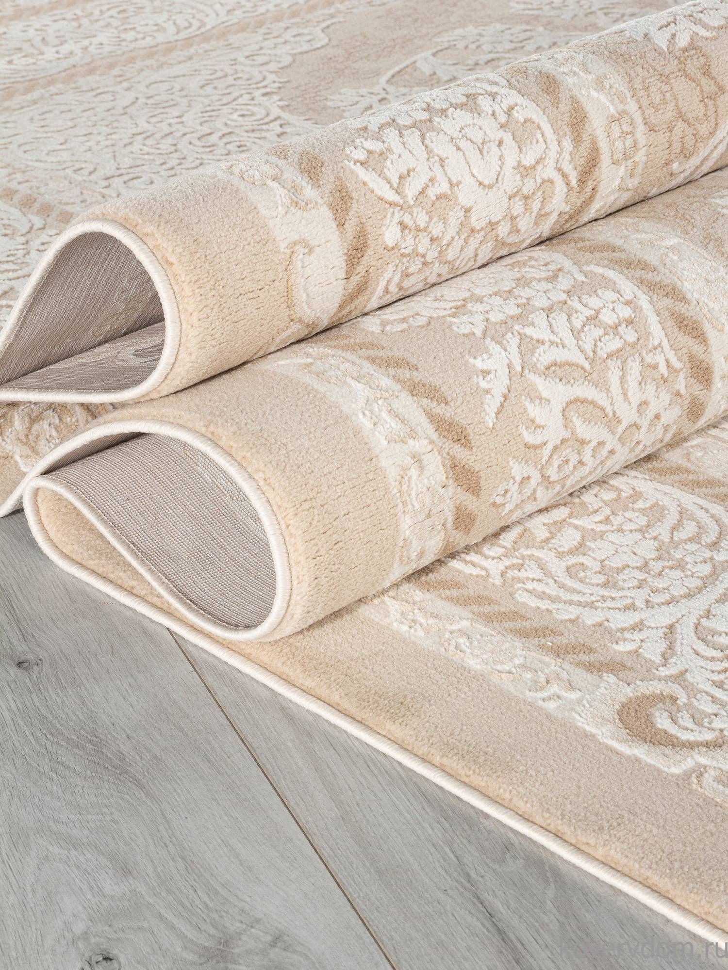 Ковер SIESTA M048A WHITE / LIGHT BEIGE
